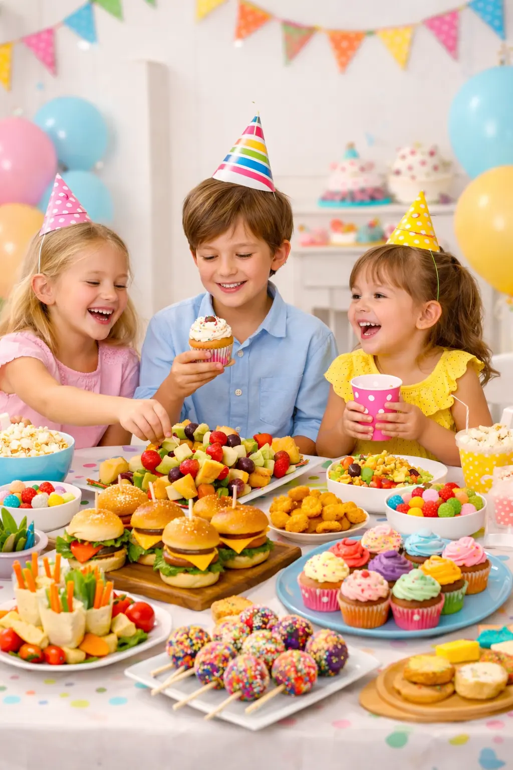 Deca na rođendanu i ketering